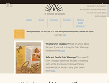 Tablet Screenshot of griefmassage.org